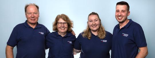 Fritz, Helen, Lorena und Nicola Gilomen